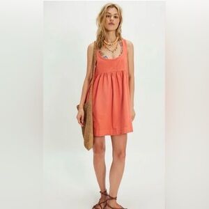 Free People Willow Tank Mini Dres in Mimosa Flower Size Medium